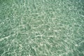 Detail of a sunlight reflecting in glittering sea. sparkler in water background. sea water with sun glare and ripple. Powerful and Royalty Free Stock Photo
