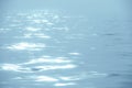 Detail of a sunlight reflecting in glittering sea. sparkling in water - background. sea water with sun glare and ripple. Powerful Royalty Free Stock Photo