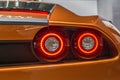 Detail of the Super lletra at the Artega Scalo stand at the Geneva International Motor Show