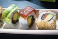 Detail sushi rolls Royalty Free Stock Photo