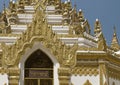 Detail Of Swe Taw Myat Pagoda In Yangon, Myanmar