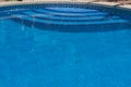 Detail swimming pool with stairs Royalty Free Stock Photo
