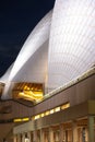 Detail of the Sydney Opera House\'s unique architecture shapes