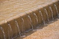 Detail of SzÃ©chenyi square fountain in Pecs Royalty Free Stock Photo