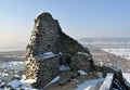 Detail from the Szigliget castle Royalty Free Stock Photo