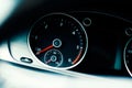 Detail of a tachometer in a car Royalty Free Stock Photo