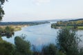 Detail of Tagus river passing by ConstÃÂ¢ncia, Ribatejo, Portugal Royalty Free Stock Photo