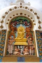 Detail of Tall Shanti Stupa near Leh