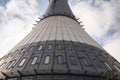 Detail of telecommunication transmitters tower on Jested, Liberec, Czech Republic Royalty Free Stock Photo