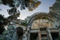 Detail of the temple of Diana in the Gardens of the Fountain, NÃÂ®mes, France Royalty Free Stock Photo