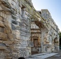 Detail of the temple of Diana in the Gardens of the Fountain, NÃÂ®mes, France Royalty Free Stock Photo