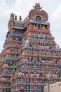 Detail from temple gateway at Trichy in Tamil Nadu