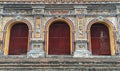 Detail of the temple in Hue Citadel, Vietnam