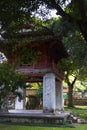 Detail of the Temple of Literature in Hanoi, Vietnam