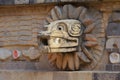 Temple of quetzalcoatl in teotihuacan mexico IX Royalty Free Stock Photo