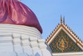 Detail of temple in Thailand Royalty Free Stock Photo