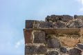 Detail of Teotihuacan Pyramid Mexico Royalty Free Stock Photo