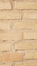 Texture of a wall made of bricks Royalty Free Stock Photo