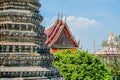 Detail of Thai temple Royalty Free Stock Photo