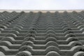 Detail of a tiled Roof Royalty Free Stock Photo