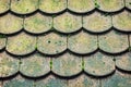 Detail of tiled roof Royalty Free Stock Photo