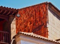 Tiled Village House Roofs, Peublo Espanol, Barcelona, Spain