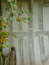 Detail of timber framed house.