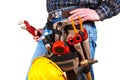 Detail of tools belt Royalty Free Stock Photo