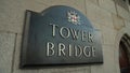 Detail of Tower Bridge in London, is a weighbridge
