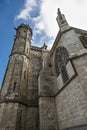 Cathedral of Saint-Nazaire, Carcassonne Royalty Free Stock Photo