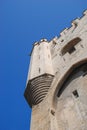 Detail of the tower, a part of the facade of Palais des Papes, Avignon