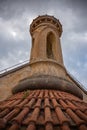 Detail Of A Tower On The Roof Of The Cathedral Of Monreale, Near Palermo, In The South Of Italy Royalty Free Stock Photo