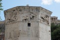 Detail of the Tower of the Winds, Athens,Greece. Royalty Free Stock Photo