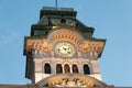 Clock tower in Trieste Royalty Free Stock Photo