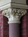 Detail Town Hall Columns Royalty Free Stock Photo