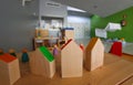 Detail on toys at Kindergarten classroom in mallorca Royalty Free Stock Photo