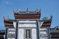 Temple in Sandouping at Yangtze river Royalty Free Stock Photo