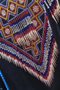 Detail of traditional clothing of tribes of south China