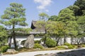 Detail of traditional Japanese garden Royalty Free Stock Photo