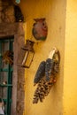 Detail of a traditional Mexican house Royalty Free Stock Photo