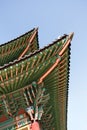 Detail of traditional roof at Korean Palace