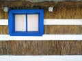 Detail of a traditional thatch house of the fishermen and farmers of Carrasqueira, Portugal.