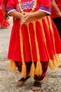 Detail of traditional tongan skirt