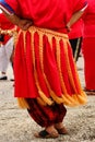 Detail of traditional tongan skirt