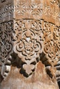 Carved wooden column, Uzbekistan