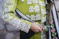 Detail of the `traje de luces` or bullfighter dress