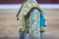 Detail of the traje de luces or bullfighter dress