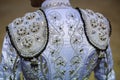 Detail of the traje de luces or bullfighter dress