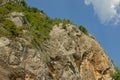 Detail of a Transylvanian mountain ridge with trees