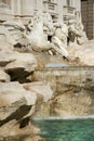 Detail of Trevi fountain in Rome Royalty Free Stock Photo